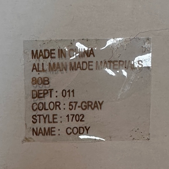 Bakers Cody Double Buckle Grey Wedge Mary Janes - Picture 12 of 12